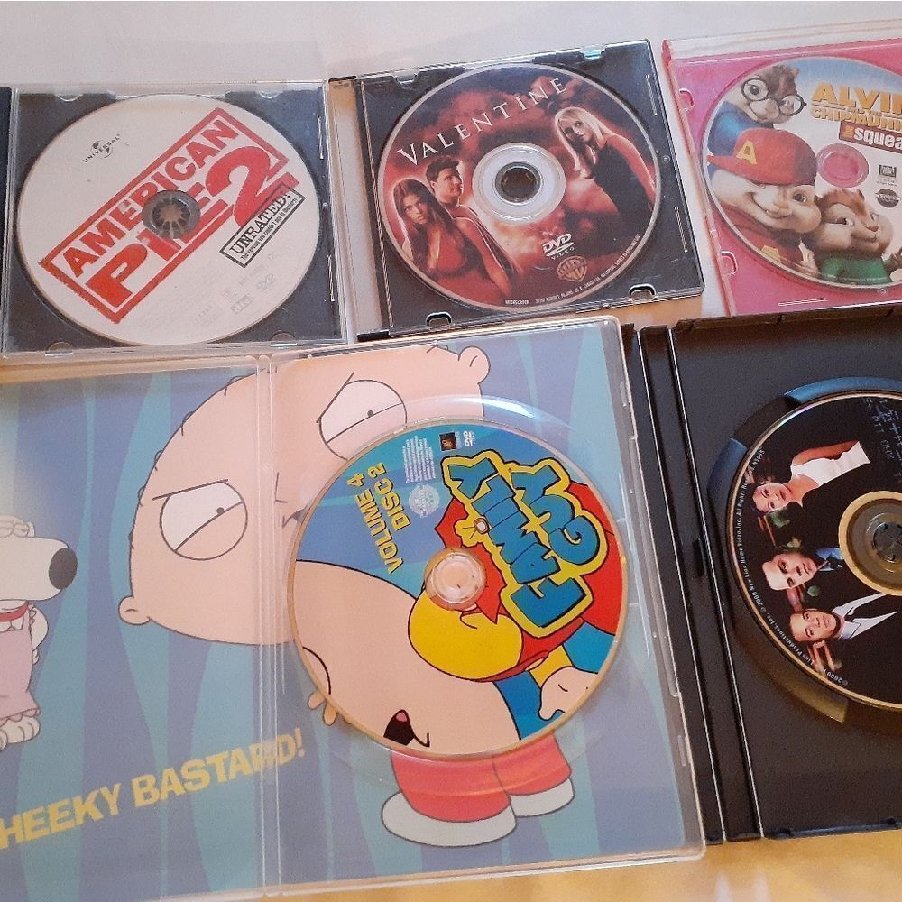 5 Prewatched DVDs